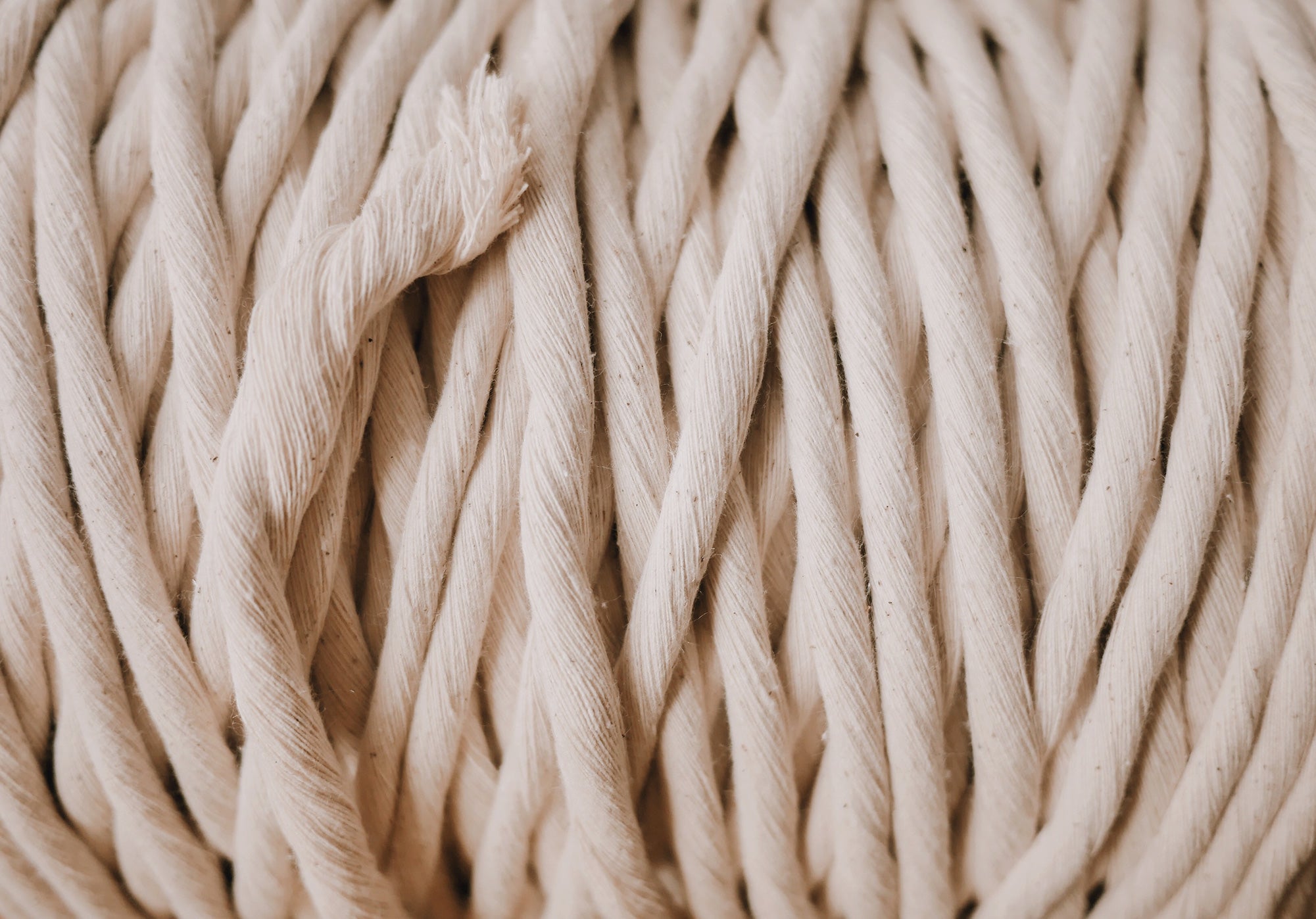 3-ply rope, organic cotton – Createaholic