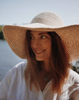 Summer hat, coil crochet pattern and tutorial
