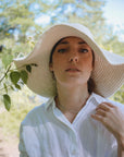 Summer hat, coil crochet pattern and tutorial