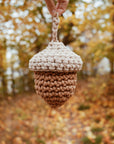DIY kit, crocheted acorns (Swedish)