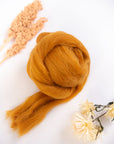 Merino wool roving, 100g