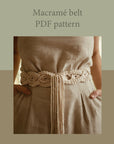 Hera belt, PDF pattern