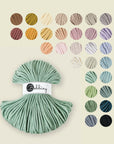 5 mm braided cord, recycled cotton