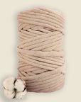 Single strand string, 8 mm recycled cotton, 1 kg