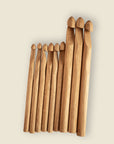 Handmade engraved crochet hooks, 8-15 mm
