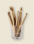 Handmade engraved crochet hooks, 8-15 mm