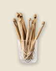 Handmade engraved crochet hooks, 8-15 mm