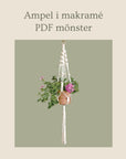 Ampel i makramé, PDF-mönster