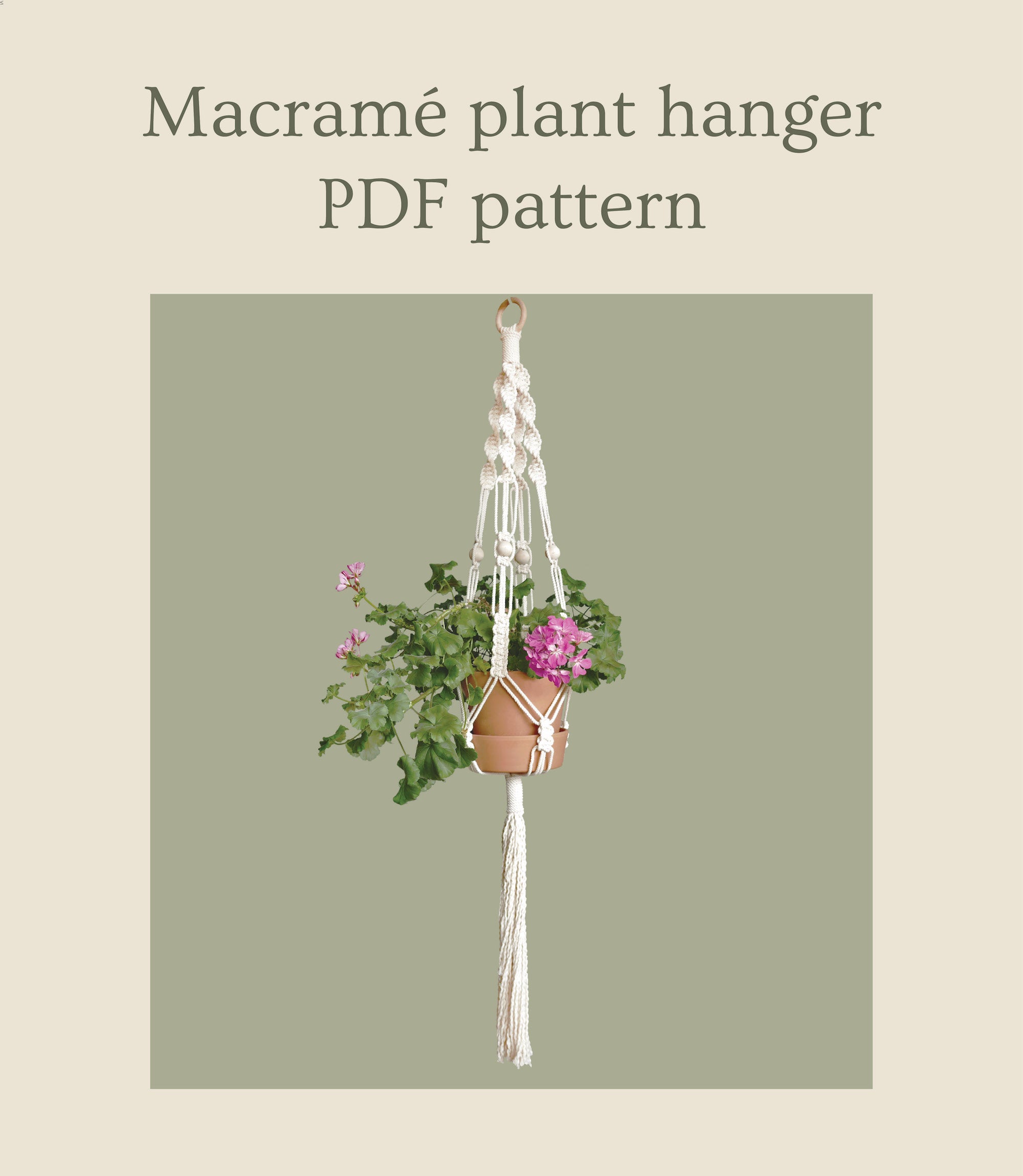 macrame plant hanger pattern free pdf Macramé plant hanger, PDF pattern – Createaholic