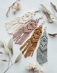 Macramé keychain, PDF pattern