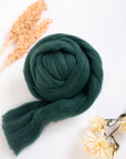 Merino wool roving, 100g