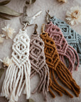 Macramé keychain, PDF pattern