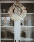 Macramé boho wreath