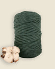 Enkeltvinnat snöre, återvunnen bomull 500 g