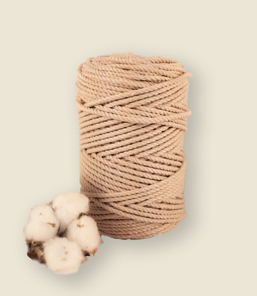4 mm recycled cotton rope 500 g