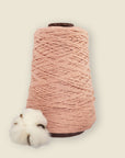 1.5 mm warp thread, recycled cotton 250 g
