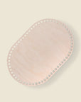 Rounded rectangle wooden base