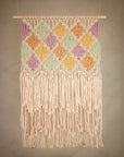 Macraweave wall hanging, "Harlequin"