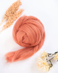 Merino wool roving, 100g