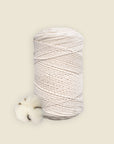"Vanilla" single strand string, natural cotton