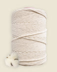 "Vanilla" single strand string, natural cotton