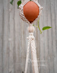 Macramé plant hanger, "Royals" #3