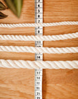 Extra thick natural cotton rope, by the meter