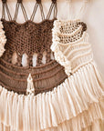 Macramé wall hanging, "Ballerina"
