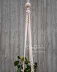 Macramé plant hanger, "Royals" #4