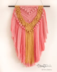 Macramé wall hanging, "Sweet Curry"