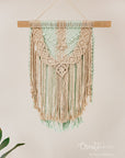 Macramé wall hanging, "Jasmine"
