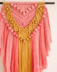 Macramé wall hanging, "Sweet Curry"