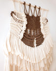 Macramé wall hanging, "Ballerina"