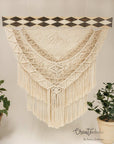 Macramé wallhanging, "Desert Dunes"