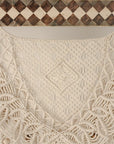 Macramé wallhanging, "Earthling"
