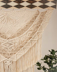 Macramé wallhanging, "Desert Dunes"