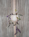 Macramé plant hanger, "Royals" #2
