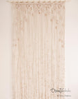 Macramé curtain, "Angelica"