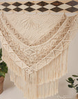 Macramé wallhanging, "Desert Dunes"