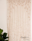 Macramé curtain, "Angelica"
