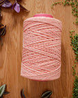 Apricot peach cotton string, 1 kg