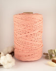 Apricot peach cotton string, 1 kg