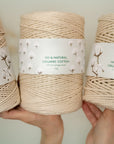 Single strand string, organic cotton