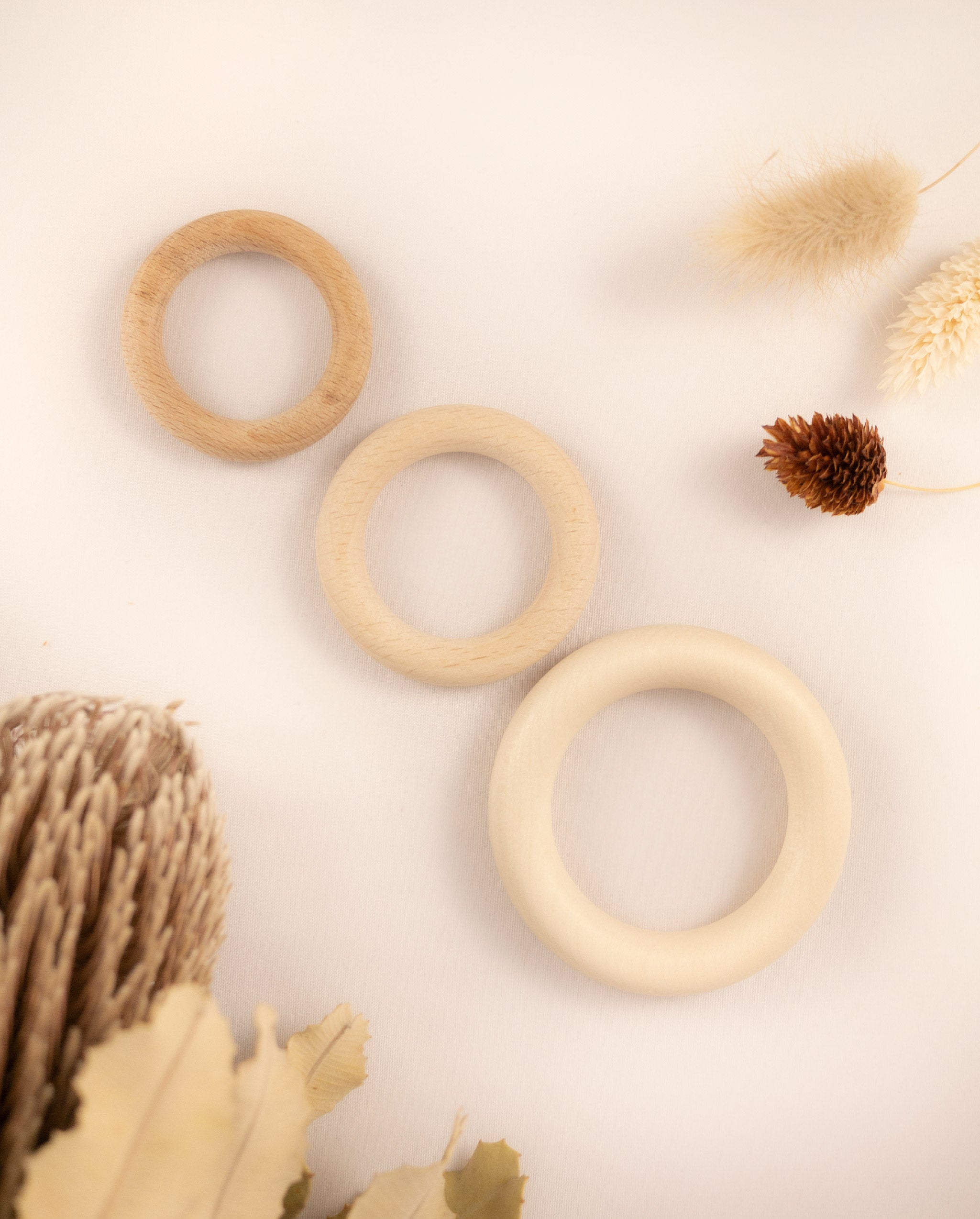 Wooden rings, small – Createaholic