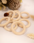 Wooden rings, beechwood