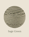 Samples, coloured 3-ply rope