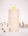 0.8 mm warp thread, natural cotton, 500 g