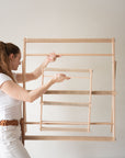Frame loom for weaving, Medium