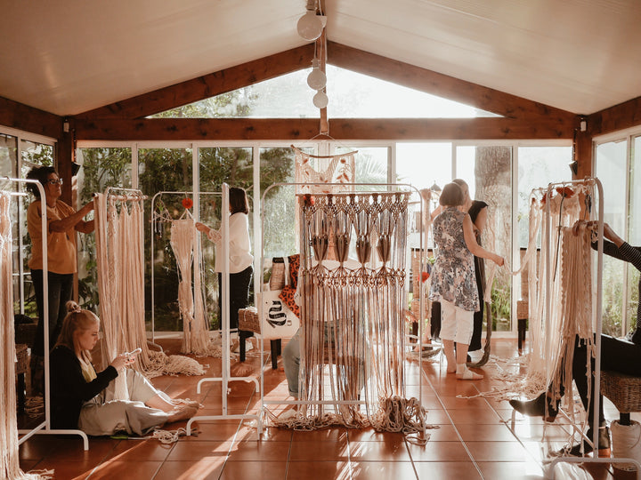Our macramé retreat - a magical week of knotting in Portugal