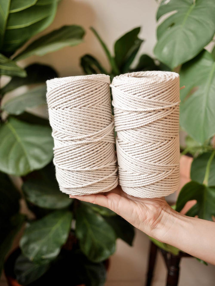 Natural 3-ply cotton rope